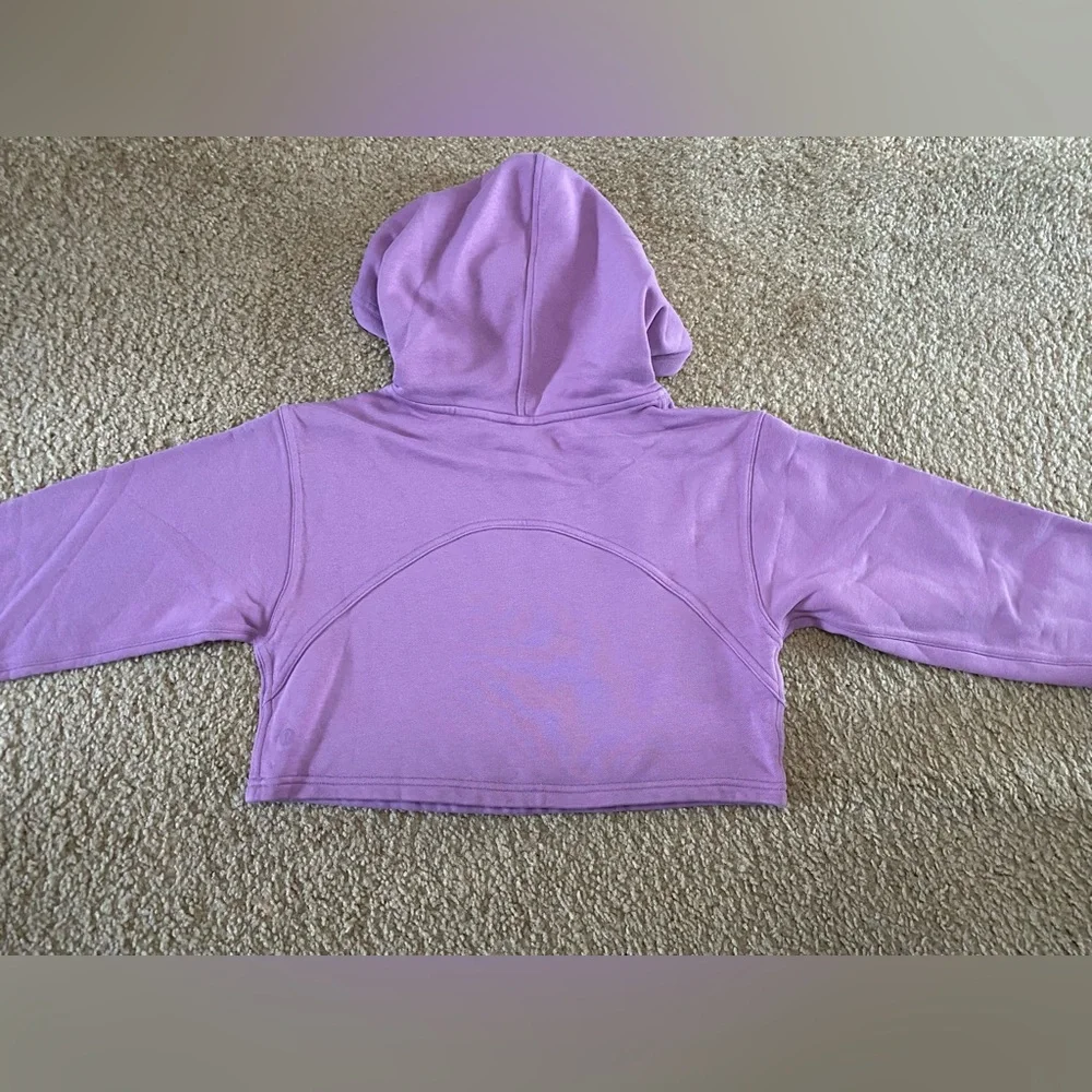 NWOT Lululemon All Yours Cropped Hoodie Wisteria Purple